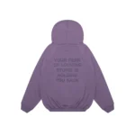 your fear of looking stupid is holding you back zip-up purple