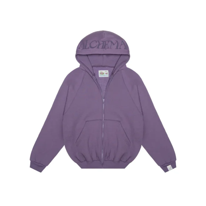 your fear of looking stupid is holding you back zip-up purple