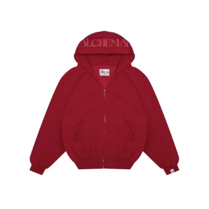 your fear of looking stupid is holding you back zip-up red